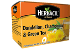 Herbacil Dandelion Chamomile & Green Tea 25 ct