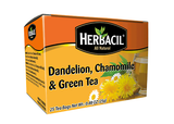 Herbacil Dandelion/Chamomile/Grn Tea Spplemnt - Case - 6 Units